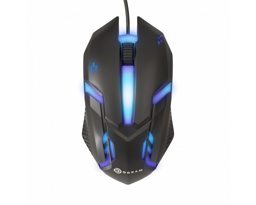 Мышь игровая GM2 (2400 dpi, 7 цветов подсветки) черный DREAM