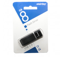8GB USB QUARTZ черный SMARTBUY