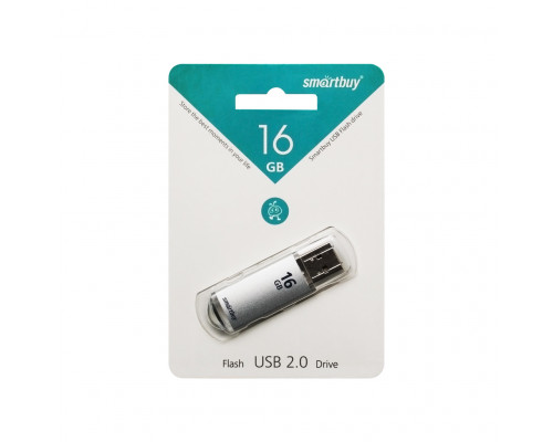 16GB USB V-CUT (SB16GBVC-S) серебро SMARTBUY