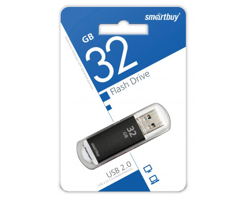 32GB USB V-CUT (SB32GBVC-K) черный SMARTBUY