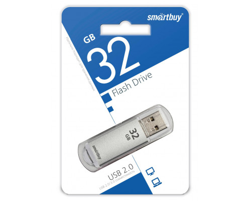32GB USB V-CUT (SB32GBVC-S) серебро SMARTBUY