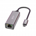 Сетевая карта TYPE-C, RJ45, 1000Мбит/с LN05 GREY (10*15)