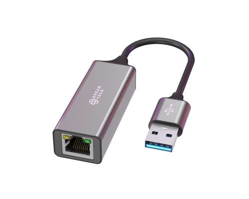 Сетевая карта USB 3.0 , RJ45, 1000Мбит/с LN05 GREY (10*15)