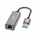 Сетевая карта USB 3.0 , RJ45, 1000Мбит/с LN05 GREY (10*15)