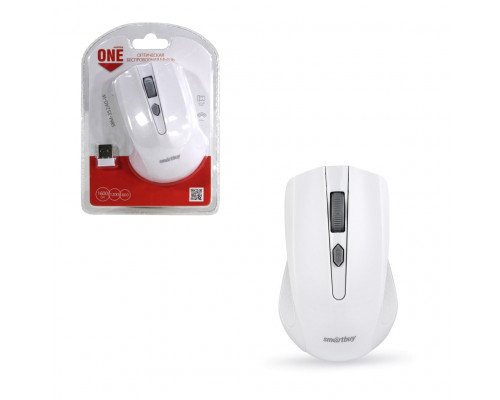 Мышь беспроводная ONE SBM-352AG-W белый SMARTBUY