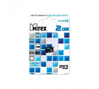 2GB microSD Class4 (без адаптера) (13612-MCROSD02) MIREX