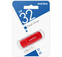 32GB USB 2.0 Scout Red (SB032GB2SCR) красный SMARTBUY