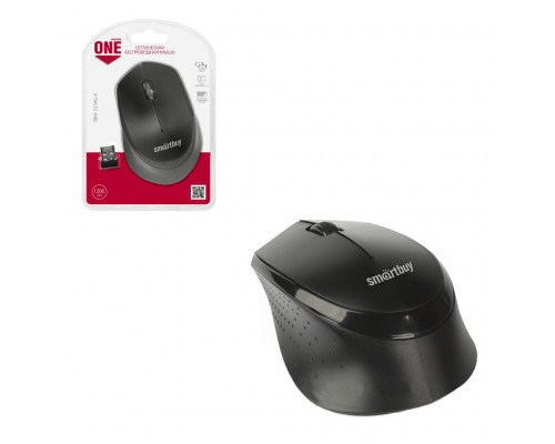 Мышь беспроводная ONE SBM-333AG-K черный SMARTBUY