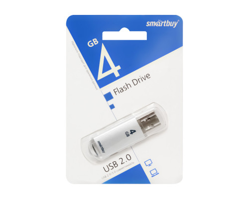 4GB USB V-CUT (SB4GBVC-S) серебро SMARTBUY