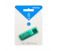 8GB USB GLOSSY (SB8GBGS-G) зеленый SMARTBUY