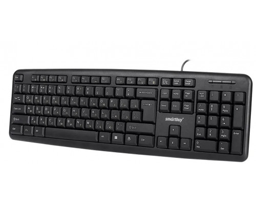 Клавиатура проводная мультимедийнная Smartbuy ONE 210 USB (SBK-210U-K) чёрная SMARTBUY (скидка 10 процентов)
