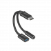 Переходник для наушников и зарядки TYPE-C AUX jack 3.5 B4 W05 (скидка 50 процентов)