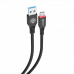 Кабель MicroUSB DC03 QC3.0 1М черный DREAM (скидка 10 процентов)