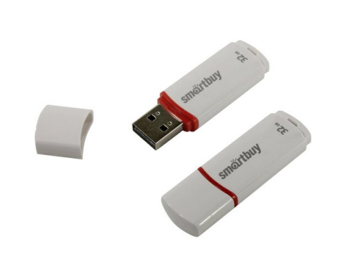 32GB Crown  COMPACT (SB32GBCRW-W_C) белый SMARTBUY