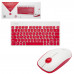 Клавиатура и мышь беспроводная SBC-220349AG-RW красно-белый SMARTBUY