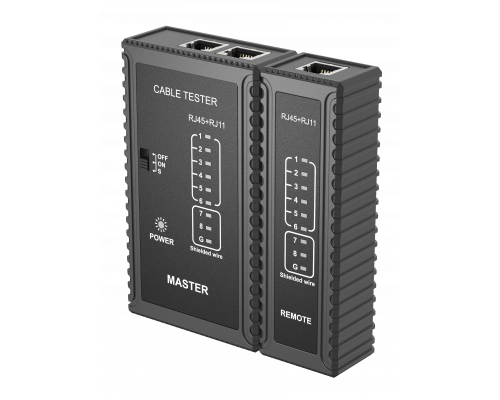 Тестер кабельный сетевого кабеля, LAN RJ-45 RJ11 G54