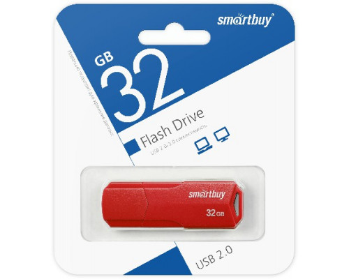 32GB CLUE Red (SB32GBCLU-R) красный SMARTBUY