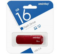16GB USB 2.0 CLUE Burgundy (SB16GBCLU-BG)  SMARTBUY