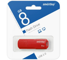 8GB CLUE Red (SB8GBCLU-R) красный SMARTBUY