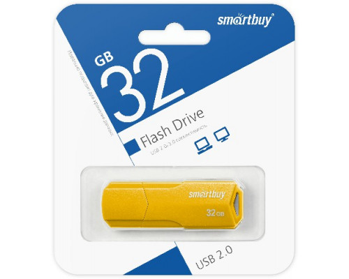 32GB CLUE Yellow (SB32GBCLU-Y) жёлтый SMARTBUY