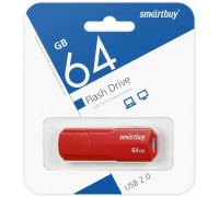 64GB CLUE Red (SB64GBCLU-R) красный  SMARTBUY