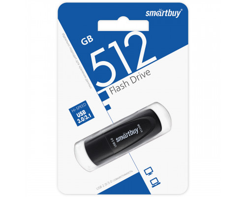 512GB USB 3.0 Scout Black (SB512GB3SCK) черный SMARTBUY