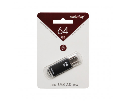 64GB USB V-CUT (SB64GBVC-K) черный SMARTBUY