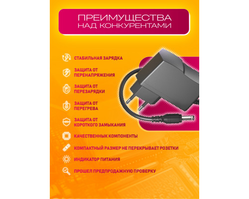Блок питания 12В 2А 5.5x2.1 SM14