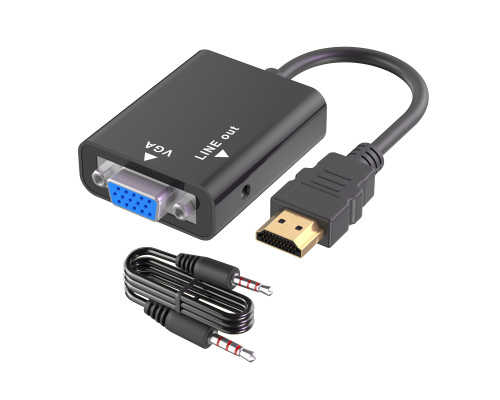 Переходник с HDMI на VGA конвертер AD3