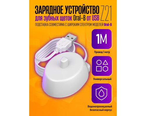 Зарядное устройство для зубных щеток Oral-B USB Z21 1PC/POLYBAG