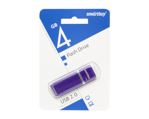 4GB USB QUARTZ (SB4GBQZ-V) фиолетовый SMARTBUY