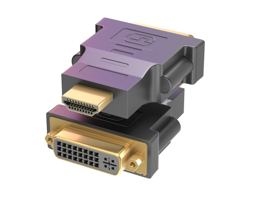 Адаптер переходник HDMI DVI (24+1) DH07 1PC/POLYBAG (скидка 50 процентов)