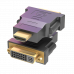Адаптер переходник HDMI DVI (24+1) DH07 1PC/POLYBAG (скидка 50 процентов)