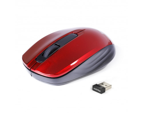 Мышь беспроводная ONE SBM-332AG-R красный SMARTBUY