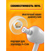Амбушюры для наушников силиконовые ALC07 ( 3 пары: S, M, L ) POLYBAG TRANSLUCENT WHITE (wb)