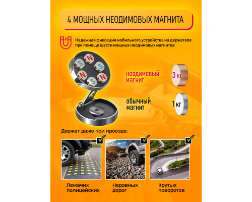 Держатель магнитный CH116A 1PC/POLYBAG