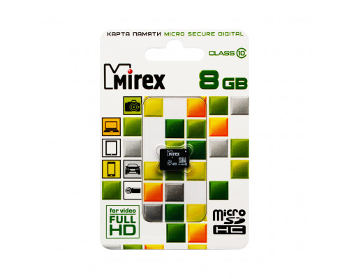 8GB microSDHC Class10 без адаптера (13612-MC10SD08) MIREX (скидка 10 процентов)
