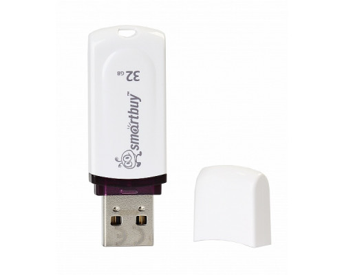 32GB USB PAEAN (SB32GBPN-W) белый SMARTBUY