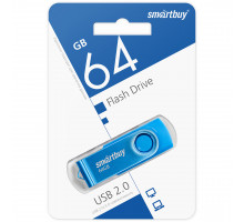 64GB USB TWIST (SB064GB2TWB) синий SMARTBUY