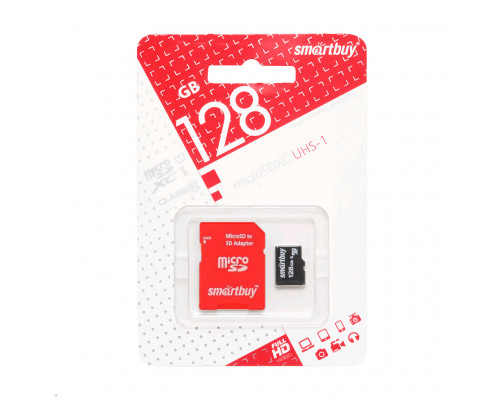 128GB microSDXC UHS-I Class10 (SB128GBSDCL10-01) SMARTBUY