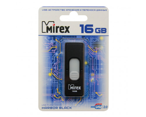 16GB USB2.0 HARBOR (13600-FMUBHB16) черный MIREX