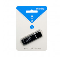 8GB USB GLOSSY (SB8GBGS-K) черный SMARTBUY
