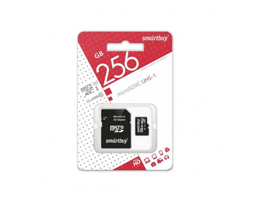 256GB microSDXC UHS-I Class10 (SB256GBSDCL10-01) SMARTBUY