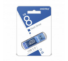 8GB USB GLOSSY (SB8GBGS-B) синий SMARTBUY