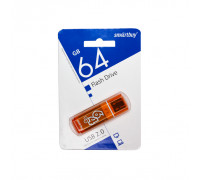 64GB USB GLOSSY (SB64GBGS-Or) оранжевый SMARTBUY