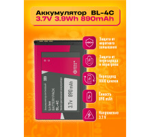 АКБ BL-4C (890mAh 3.7V 3.9Wh) (в пакете) DREAM STYLE
