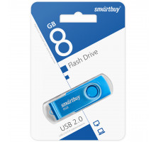 8GB USB 2.0 Twist Blue (SB008GB2TWB) синий SMARTBUY