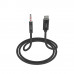 Кабель AUX to LIGHTNING KY225 BLACK DREAM STYLE  (скидка 30 процентов)