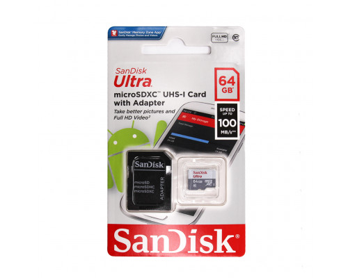 64GB microSDXC Class10 Ultra Light UHS-I 100MB/s SANDISK