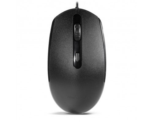 Мышь проводная беззвучная ONE SBM-280-K черный SMARTBUY